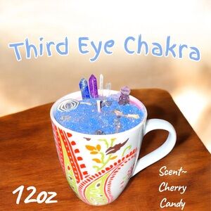 Third Eye Chakra intention Candle in 12oz Mug